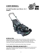 Lawn Devil DB8605 User Manual предпросмотр