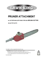 Предварительный просмотр 1 страницы Lawn-King PBT3446TP Manual