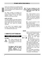 Предварительный просмотр 8 страницы Lawn-King PBT3446TP Manual