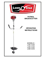 LAWN STAR LSB 3320 Operating Instructions Manual preview