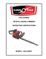 Preview for 1 page of LAWN STAR LSH 2660 P Operating Instructions Manual