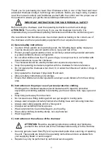 Preview for 2 page of LAWN STAR LSS 2035 Operating Instructions Manual