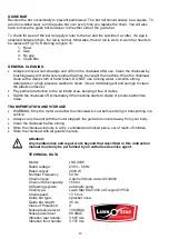 Preview for 16 page of LAWN STAR LSS 2035 Operating Instructions Manual