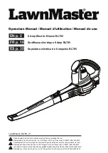 Preview for 1 page of LawnMaster BL705 Operator'S Manual