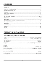 Preview for 2 page of LawnMaster CLBL2406 Operator'S Manual