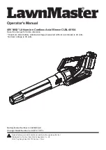 LawnMaster CLBL4016A Operator'S Manual preview