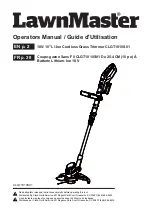 LawnMaster CLGT1810S01 Operator'S Manual preview