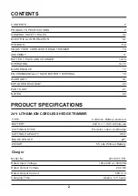 Preview for 2 page of LawnMaster CLHT2422 Operator'S Manual