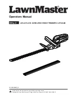 LawnMaster CLHT4022K Operator'S Manual preview