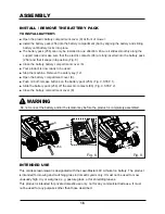 Предварительный просмотр 16 страницы LawnMaster CLMB4016K Operator'S Manual