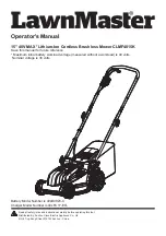 LawnMaster CLMF4015K Operator'S Manual предпросмотр