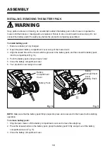 Preview for 19 page of LawnMaster CLMF4015K Operator'S Manual