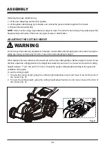 Предварительный просмотр 18 страницы LawnMaster CLMF4016K Operator'S Manual