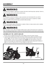 Предварительный просмотр 15 страницы LawnMaster CLMF4815E Operator'S Manual