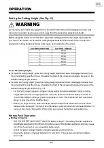 Preview for 21 page of LawnMaster CLMFR6046A Instruction Manual