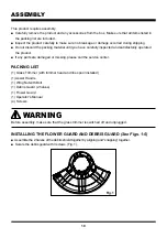 Preview for 10 page of LawnMaster GT1313 Operator'S Manual