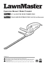 LawnMaster HT2001 Operator'S Manual preview