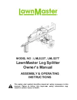 Preview for 1 page of LawnMaster LMLS22T Owner'S Manual