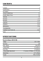 Preview for 2 page of LawnMaster ME1218X Operator'S Manual