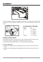 Preview for 14 page of LawnMaster ME1218X Operator'S Manual