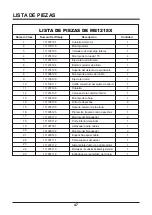 Preview for 47 page of LawnMaster ME1218X Operator'S Manual