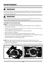 Preview for 18 page of LawnMaster MEB1014M Operator'S Manual