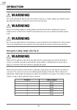 Предварительный просмотр 16 страницы LawnMaster MEB1434M Instruction Manual