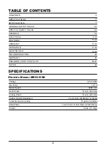 Preview for 2 page of LawnMaster MEC1218E Operator'S Manual