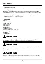 Preview for 12 page of LawnMaster NPTBL31AB Operator'S Manual