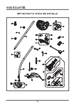 Предварительный просмотр 74 страницы LawnMaster NPTGCP2617A Operator'S Manual