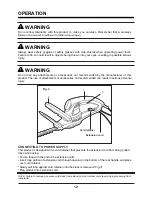 Предварительный просмотр 12 страницы Lawnmower HT2201 Operator'S Manual