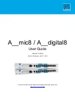 LAWO A mic8 User Manual предпросмотр