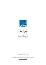 LAWO edge User Manual preview