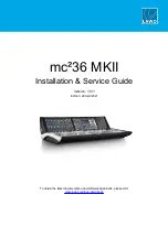 Предварительный просмотр 1 страницы LAWO mc236 MKII Installation & Service Manual