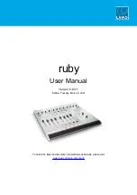 LAWO ruby User Manual preview