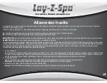 Preview for 14 page of Lay-Z-Spa Vegas 6942138928457 Quick Start Manual