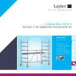 Preview for 1 page of Layher 1406200 Instructions For Assembly And Use