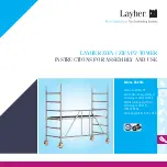 Preview for 33 page of Layher 1406200 Instructions For Assembly And Use