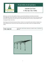 Layzee Living CarPort 4P Assembly Instructions Manual preview