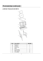 Preview for 8 page of LAZBOY Avery 4pc Seating Set Use And Care Manual