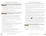 Preview for 3 page of LAZBOY Bronze Luxury-Lift Series Operating Instructions Manual