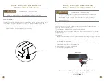 Preview for 6 page of LAZBOY Bronze Luxury-Lift Series Operating Instructions Manual