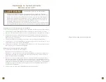 Preview for 29 page of LAZBOY Bronze Luxury-Lift Series Operating Instructions Manual