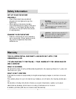 Preview for 3 page of LAZBOY D71 M20912 Use And Care Manual