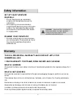 Preview for 3 page of LAZBOY D71 M20938 Use And Care Manual