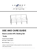 Preview for 12 page of LAZBOY D71 M20949 Use And Care Manual