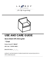 Preview for 1 page of LAZBOY D71 M34967 Use And Care Manual