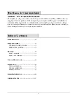 Preview for 2 page of LAZBOY D71 M34967 Use And Care Manual