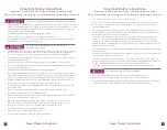 Preview for 3 page of LAZBOY duo Series Operating Instructions Manual