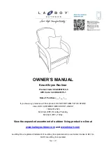 LAZBOY Kmart Brynn Recliner Owner'S Manual preview